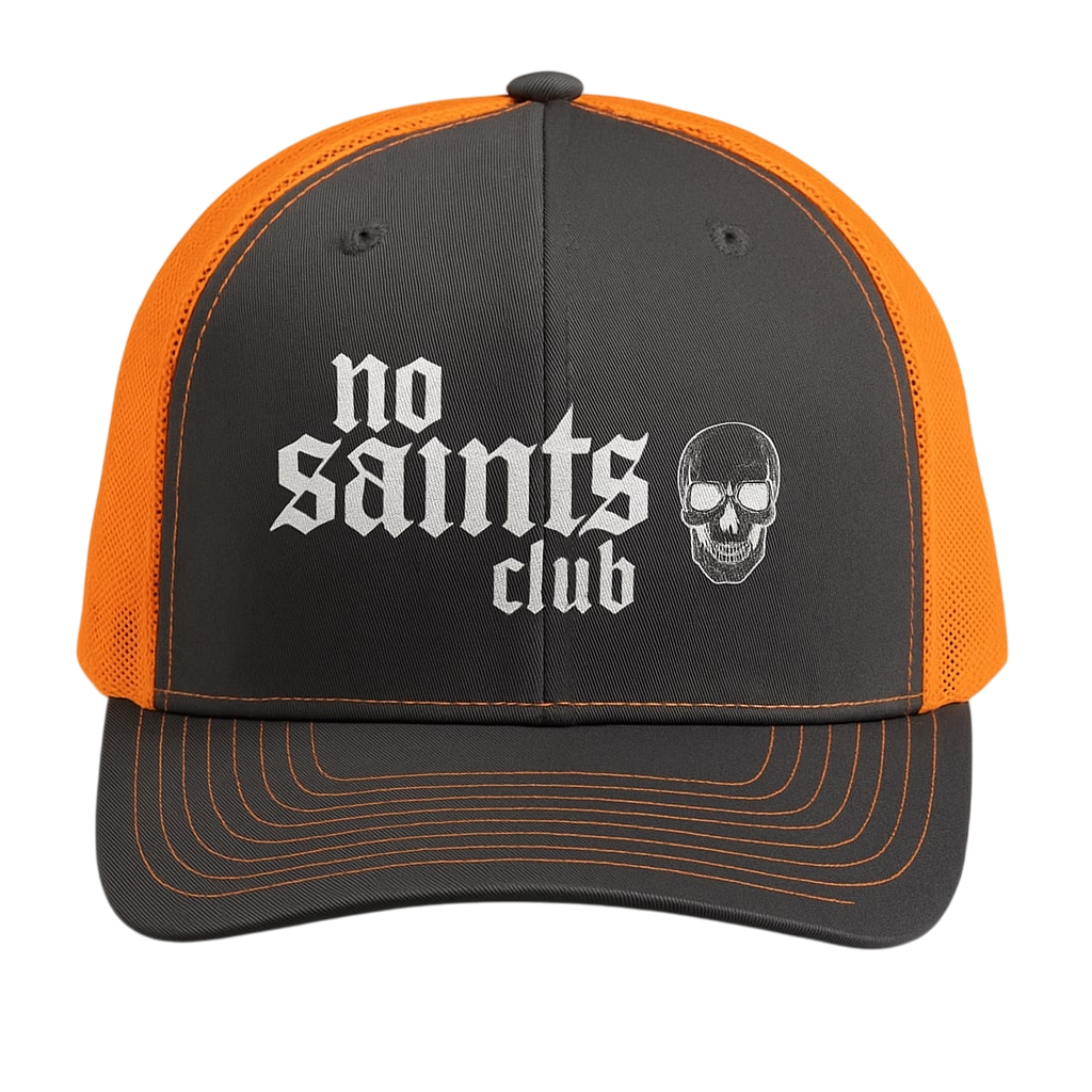 No Saints Club™ Snapback - BLAZE ORANGE