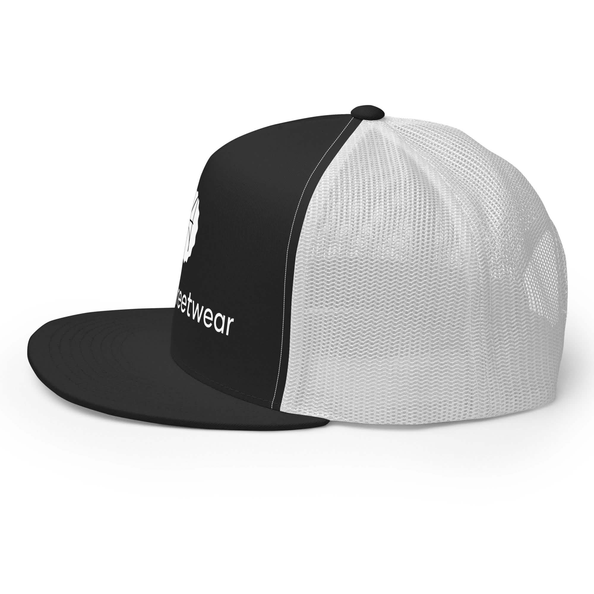 Men's Trucker Cap Black & White