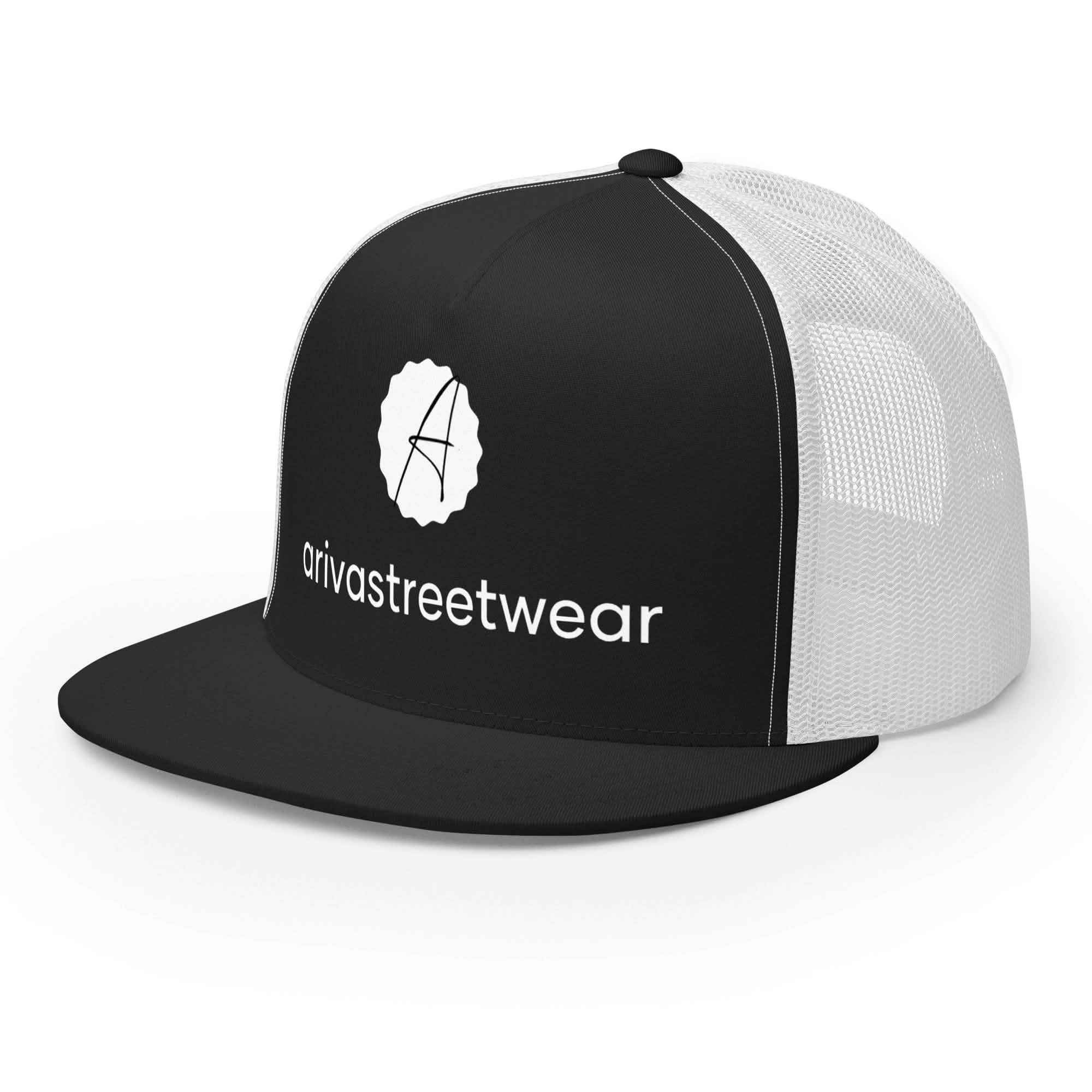 Men's Trucker Cap Black & White