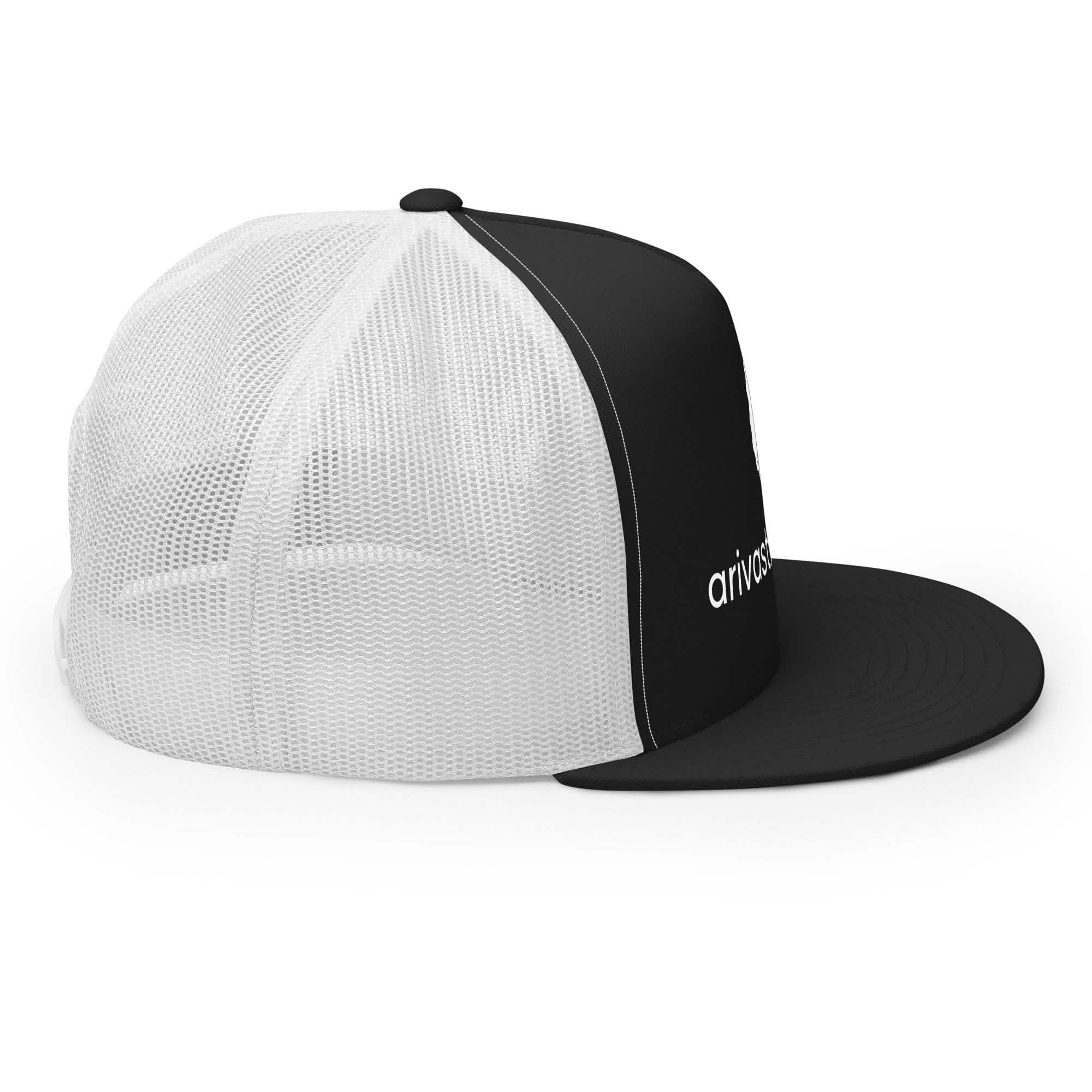 Men's Trucker Cap Black & White