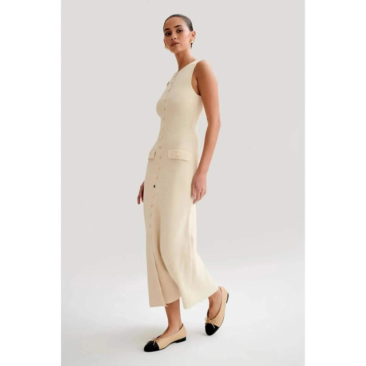 Stickad Bodycon-klänning