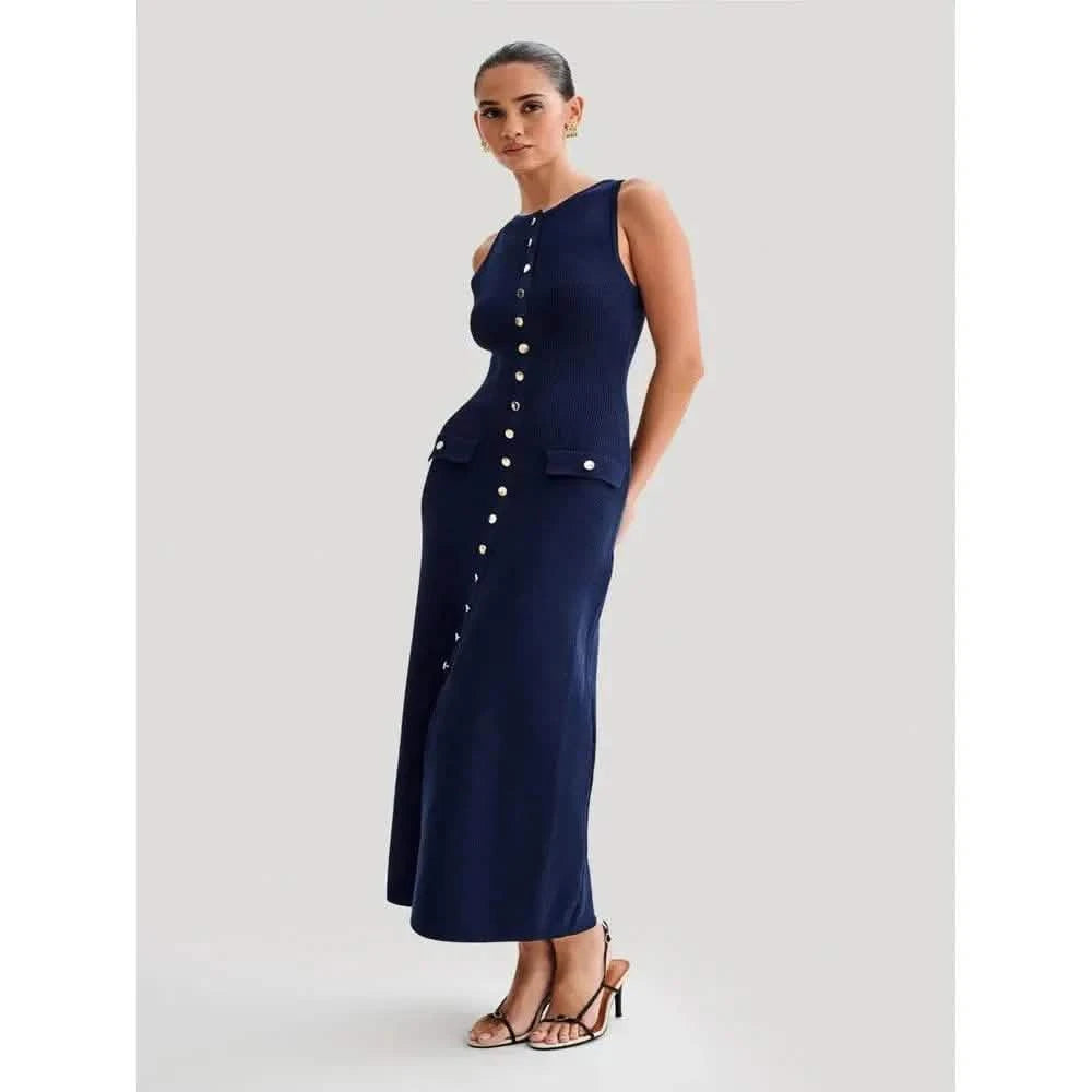 Stickad Bodycon-klänning