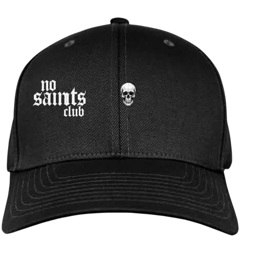 No Saints Club™ Skull Cap – Blackout Edition