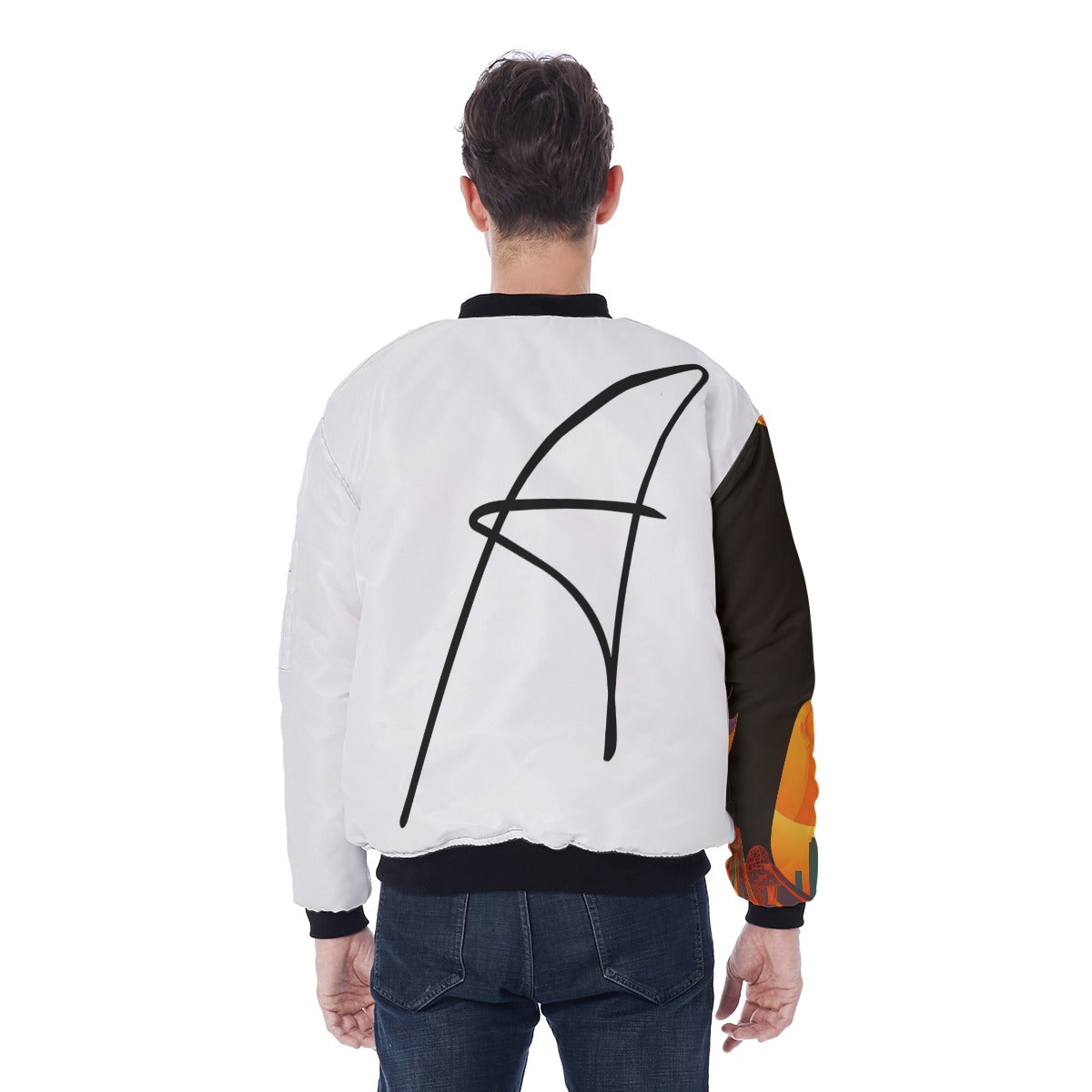 ARIVA Graffiti Streetwear Bomber Jacket