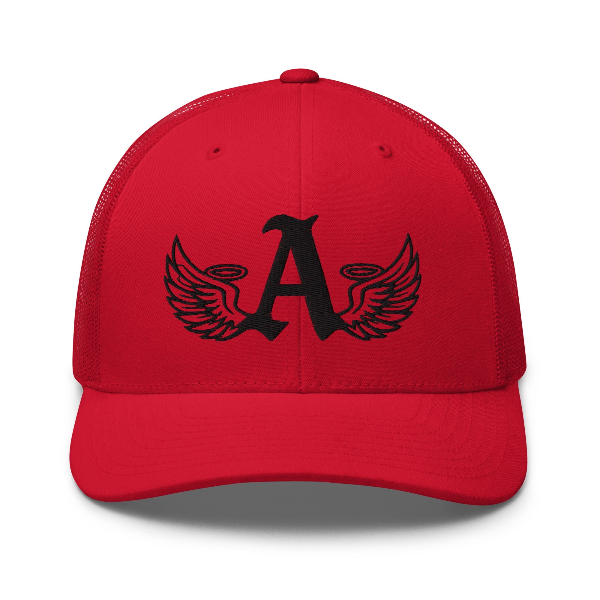 Ariva Streetwear “Winged A” Trucker Cap – Solid Red Edition