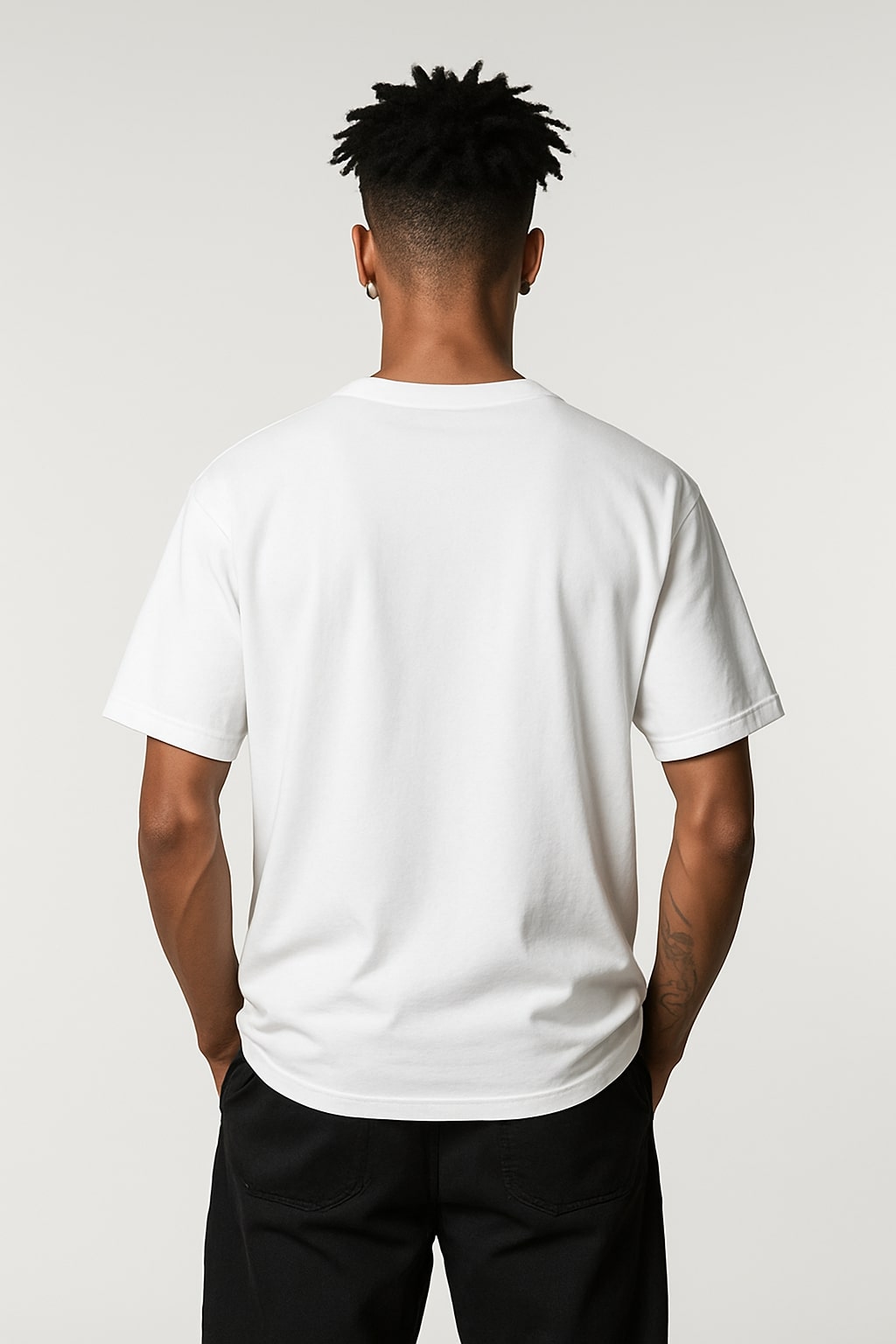 ASCEND White Graphic Tee
