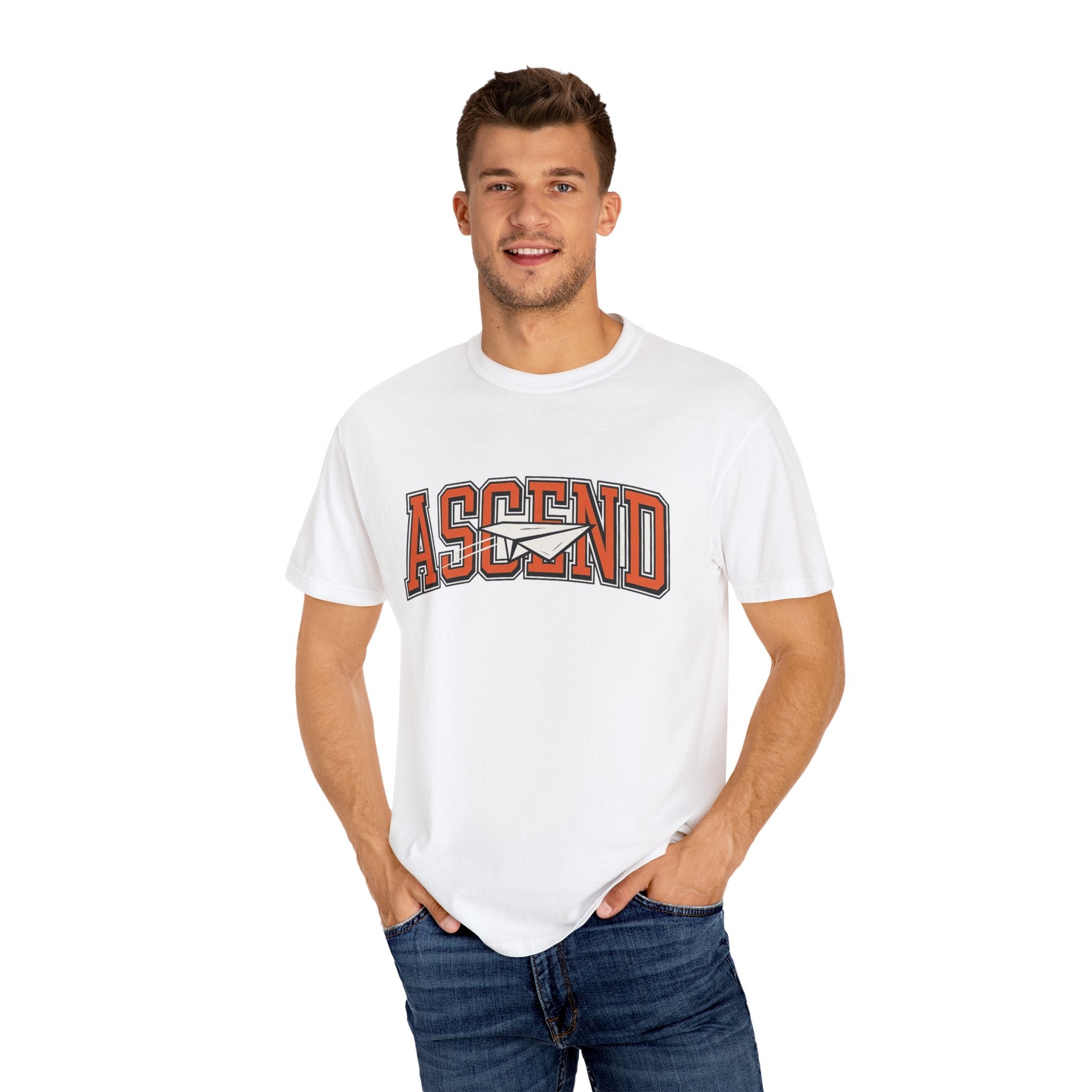 ASCEND White Graphic Tee