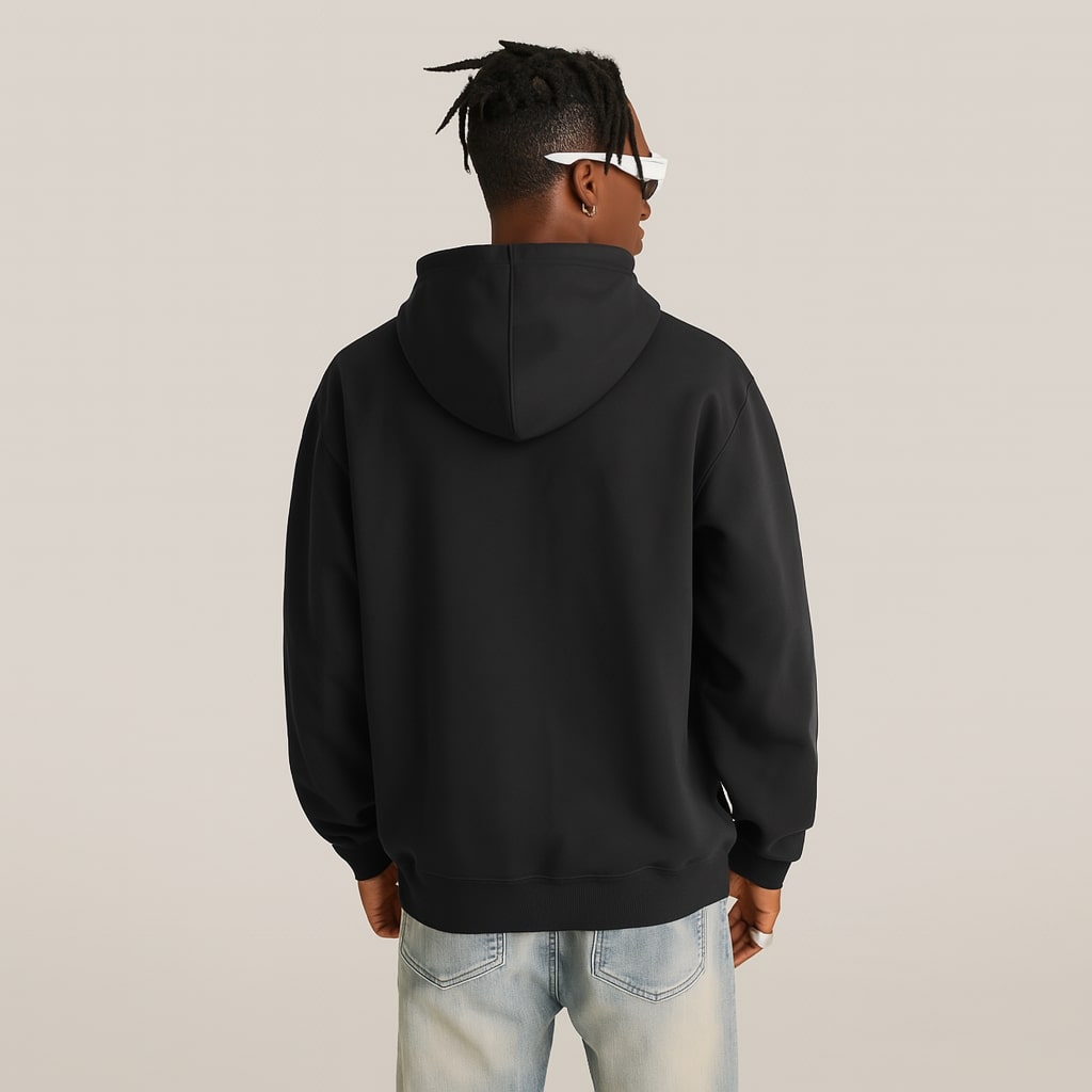 Authentic Apparel Black Pullover Hoodie