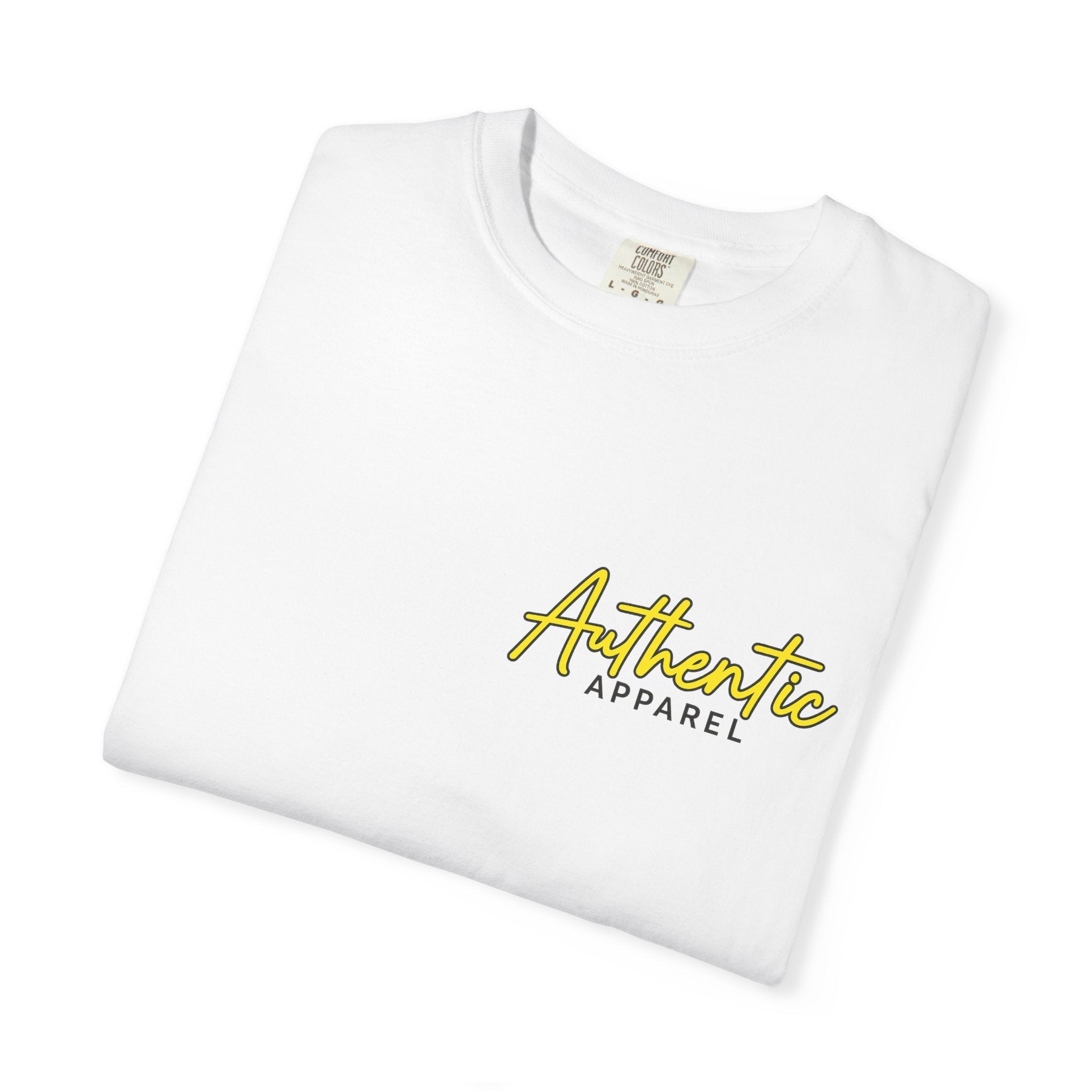 Authentic Apparel White Graphic Tee