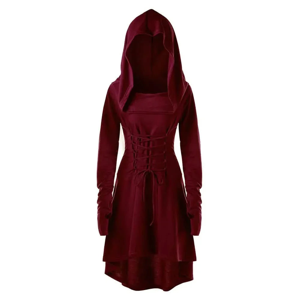 Emerald Green Long Sleeve Maxi Dresses - Claret / XXXL / United States - Women’s Dresses
