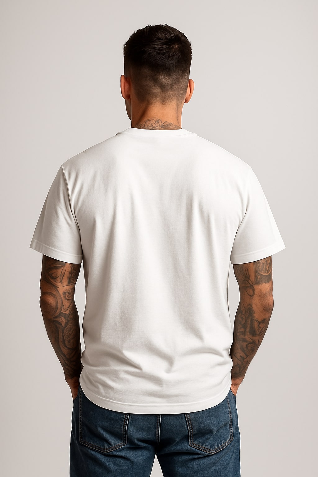 Fearless Strong White Graphic Tee