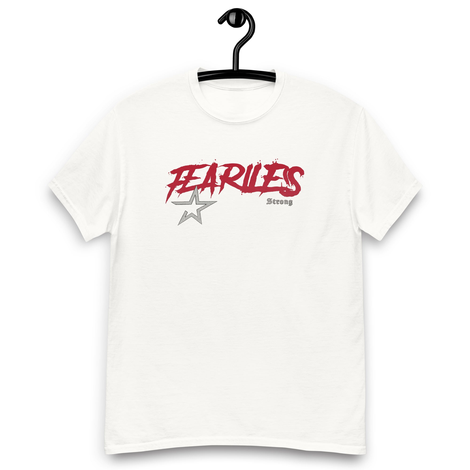 Fearless Strong White Graphic Tee
