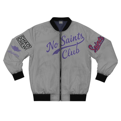 Gray Bomber Jacket | No Saints Club - XS