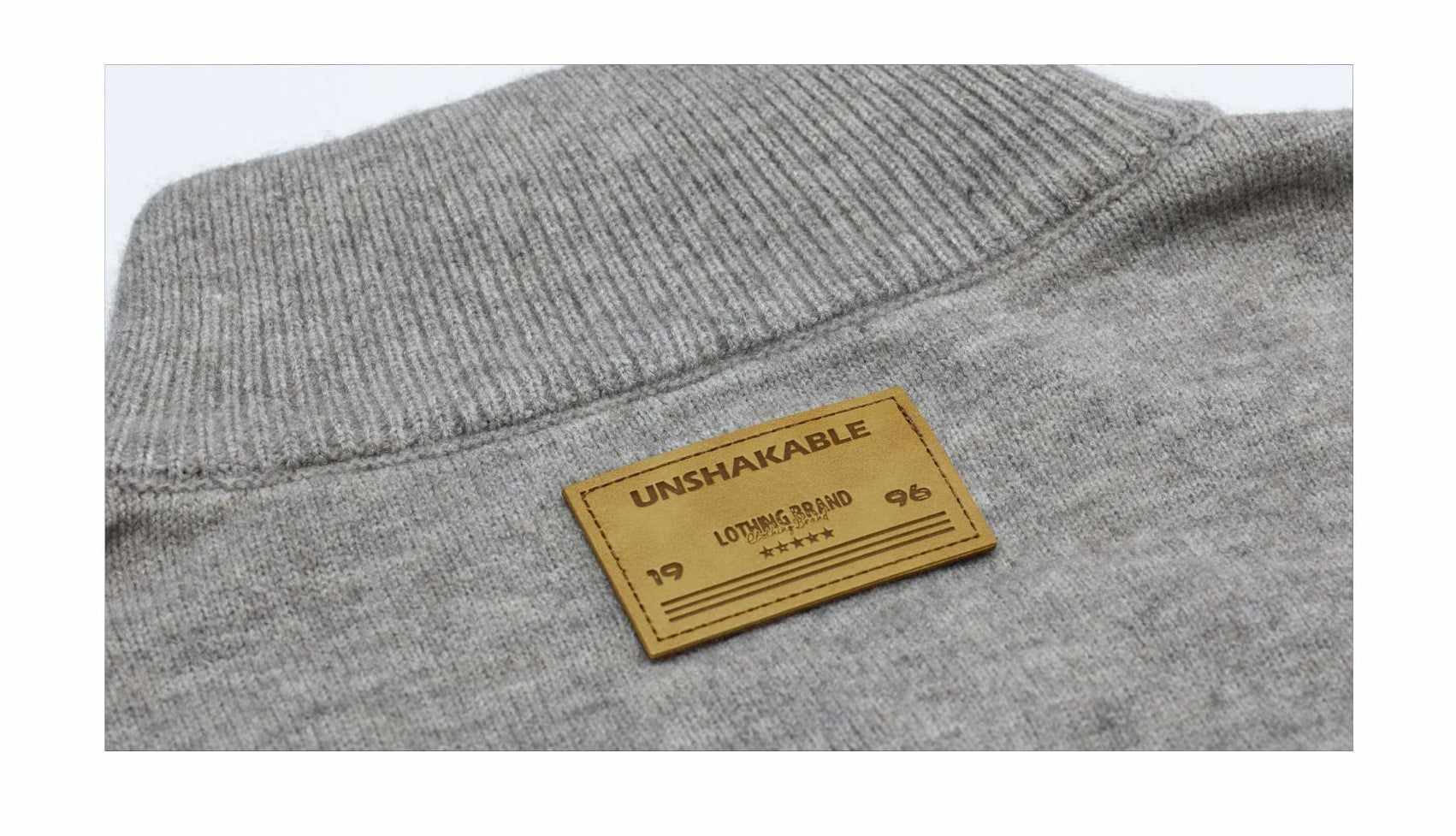 Green Fleece Zip-Up Retro Sweater