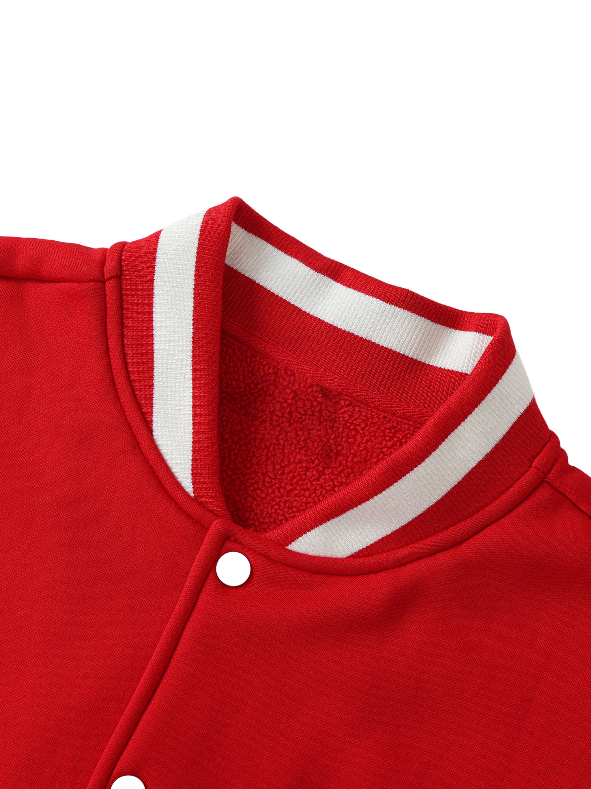 Kira League Varsity Jacket – Red & White Edition