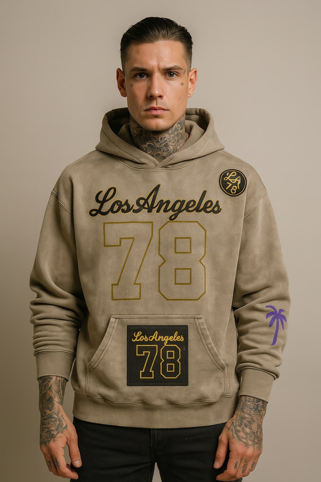 LA Legends ’78 Hoodie - Dusty Beige