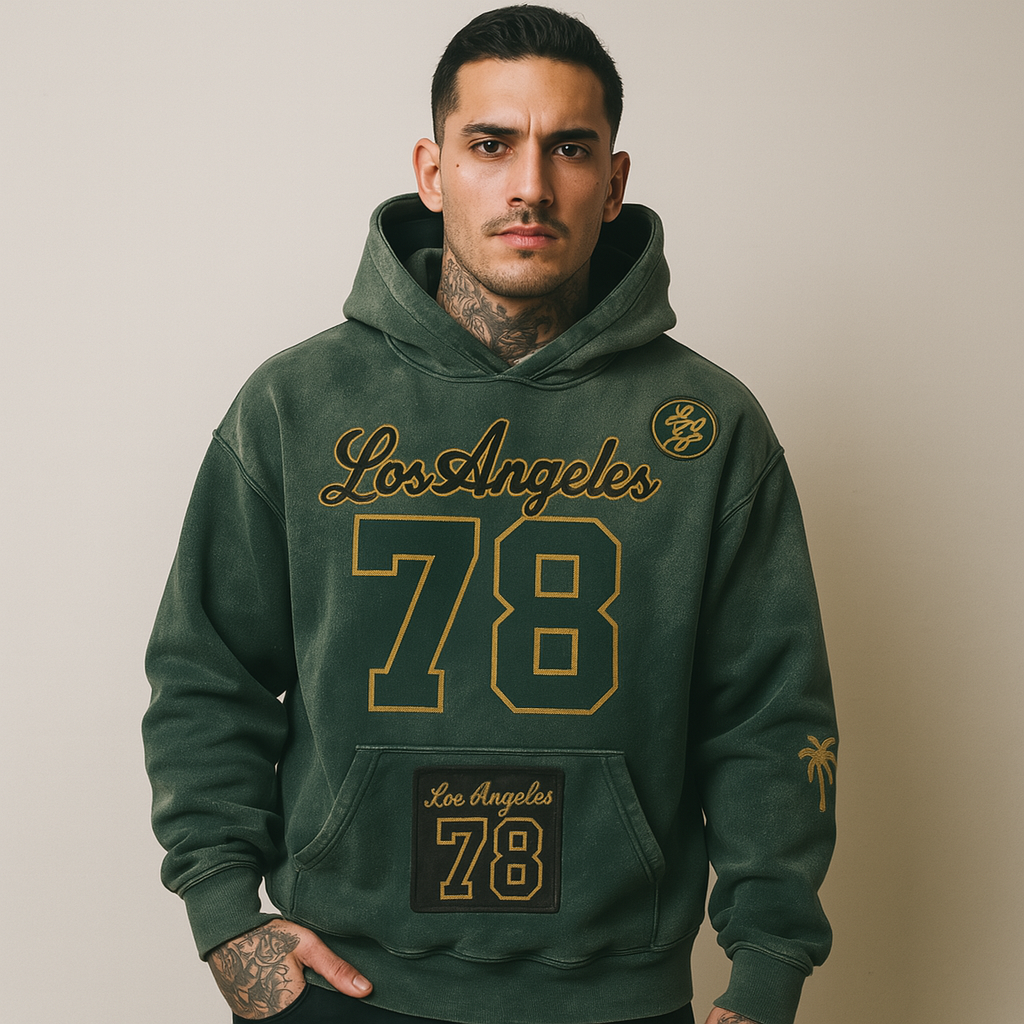 LA Legends ’78 Hoodie - Dusty Green