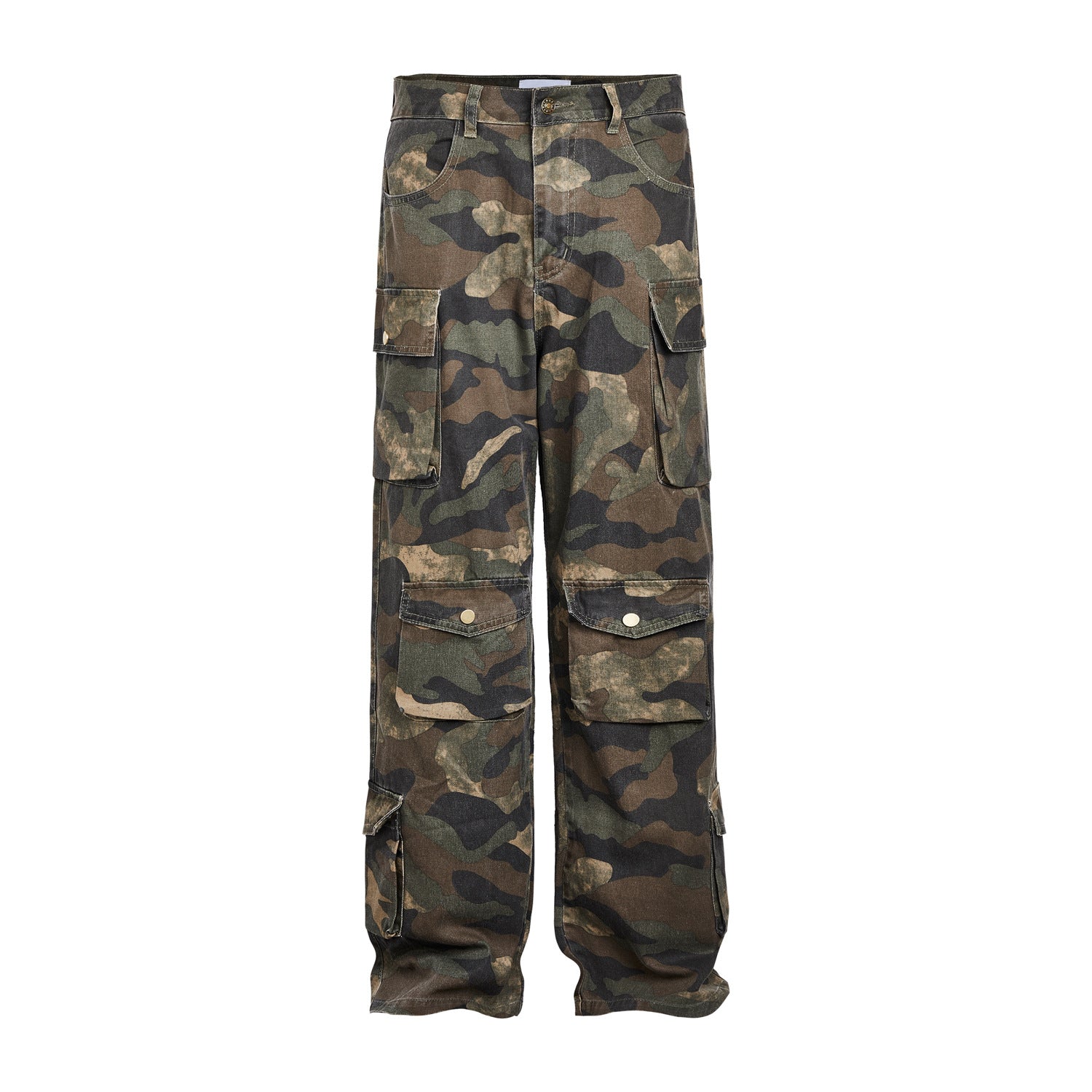 Men's Streetwear Camo Cargo Jogger Pants