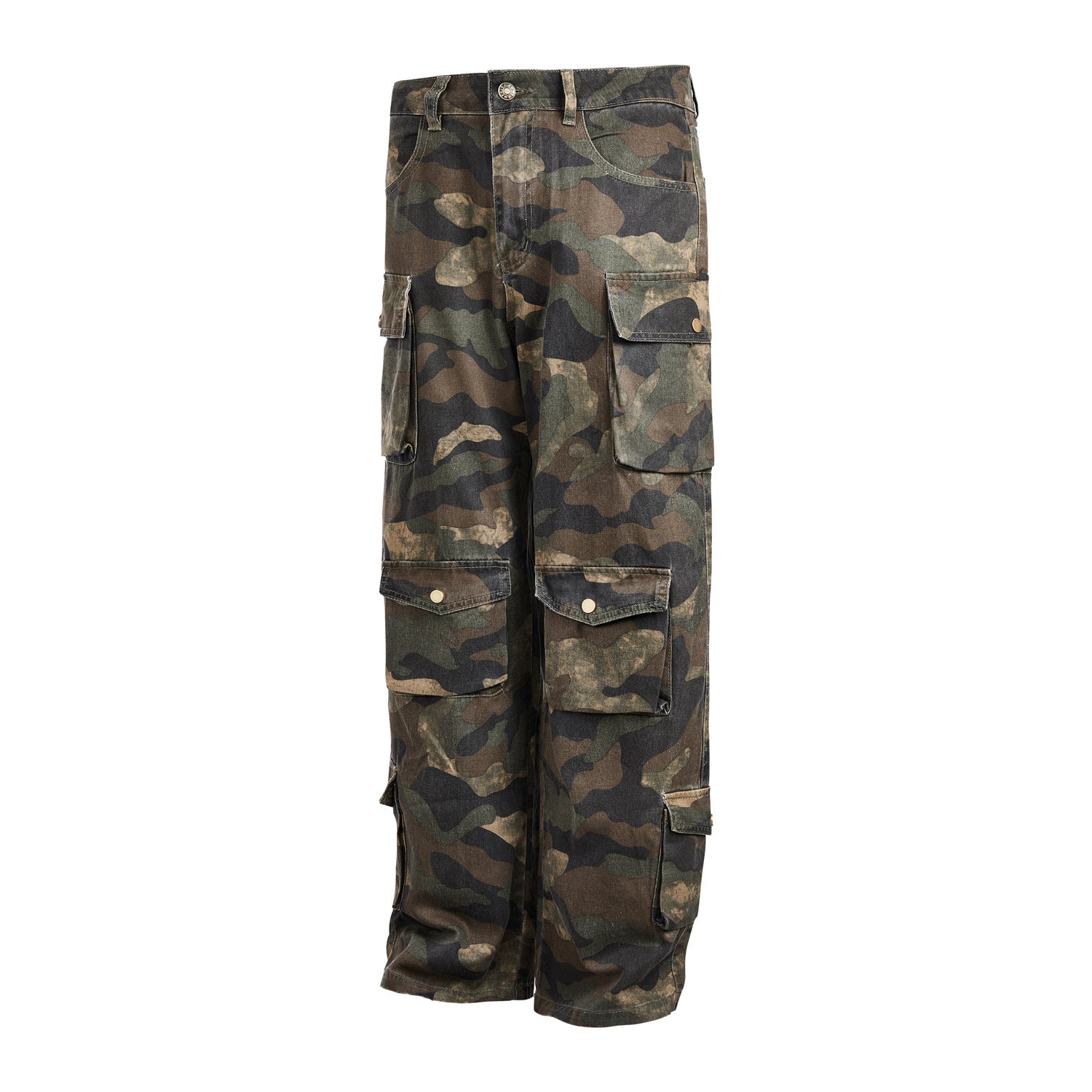 Men's Streetwear Camo Cargo Jogger Pants