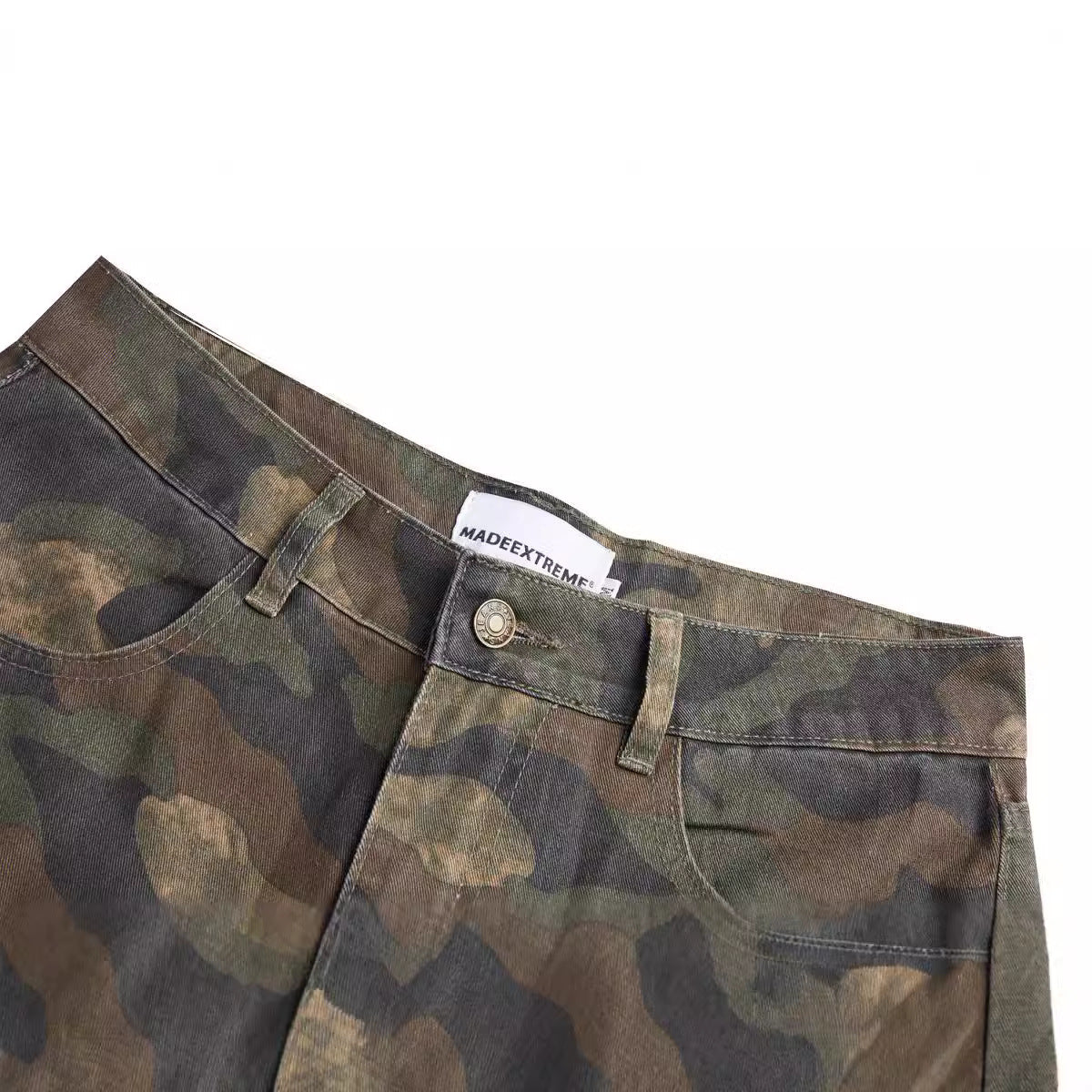 Men's Streetwear Camo Cargo Jogger Pants