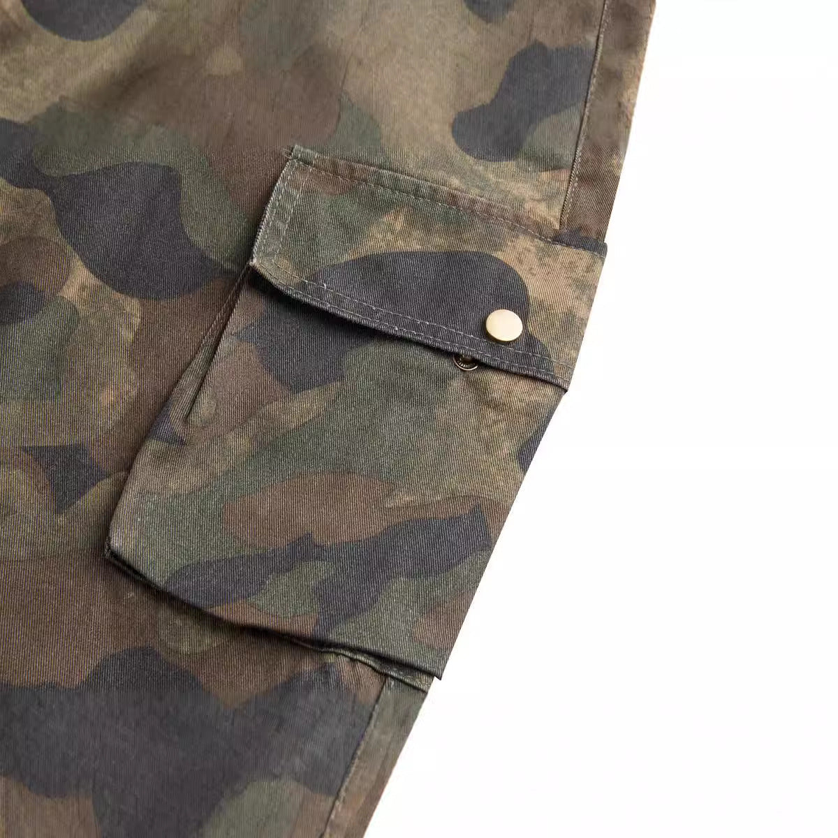 Men's Streetwear Camo Cargo Jogger Pants