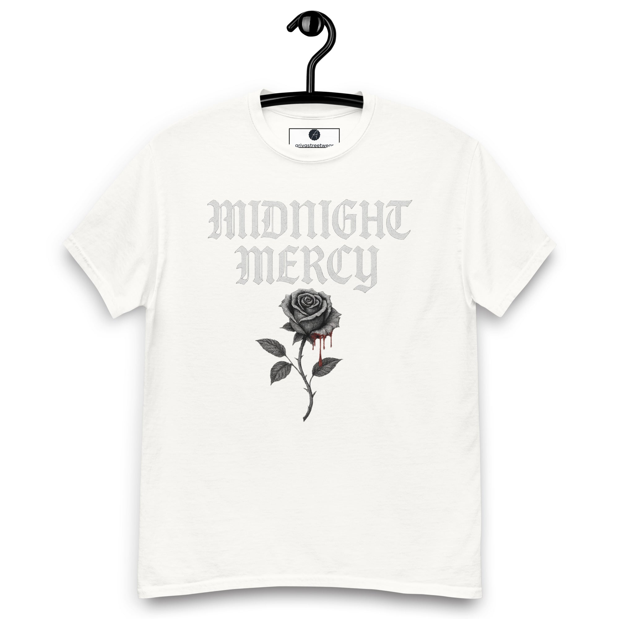 Midnight Mercy Gothic Rose Tee
