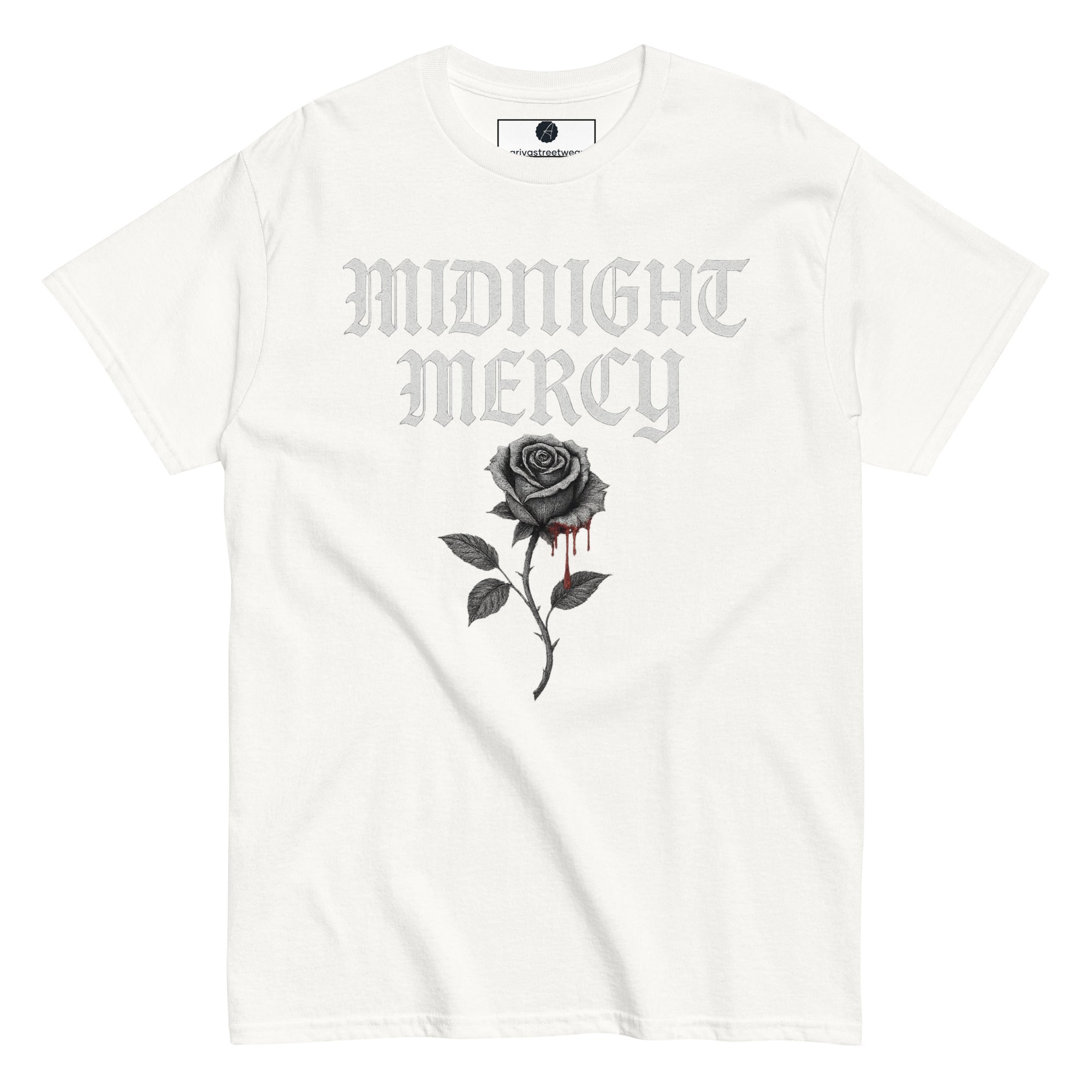 Midnight Mercy Gothic Rose Tee