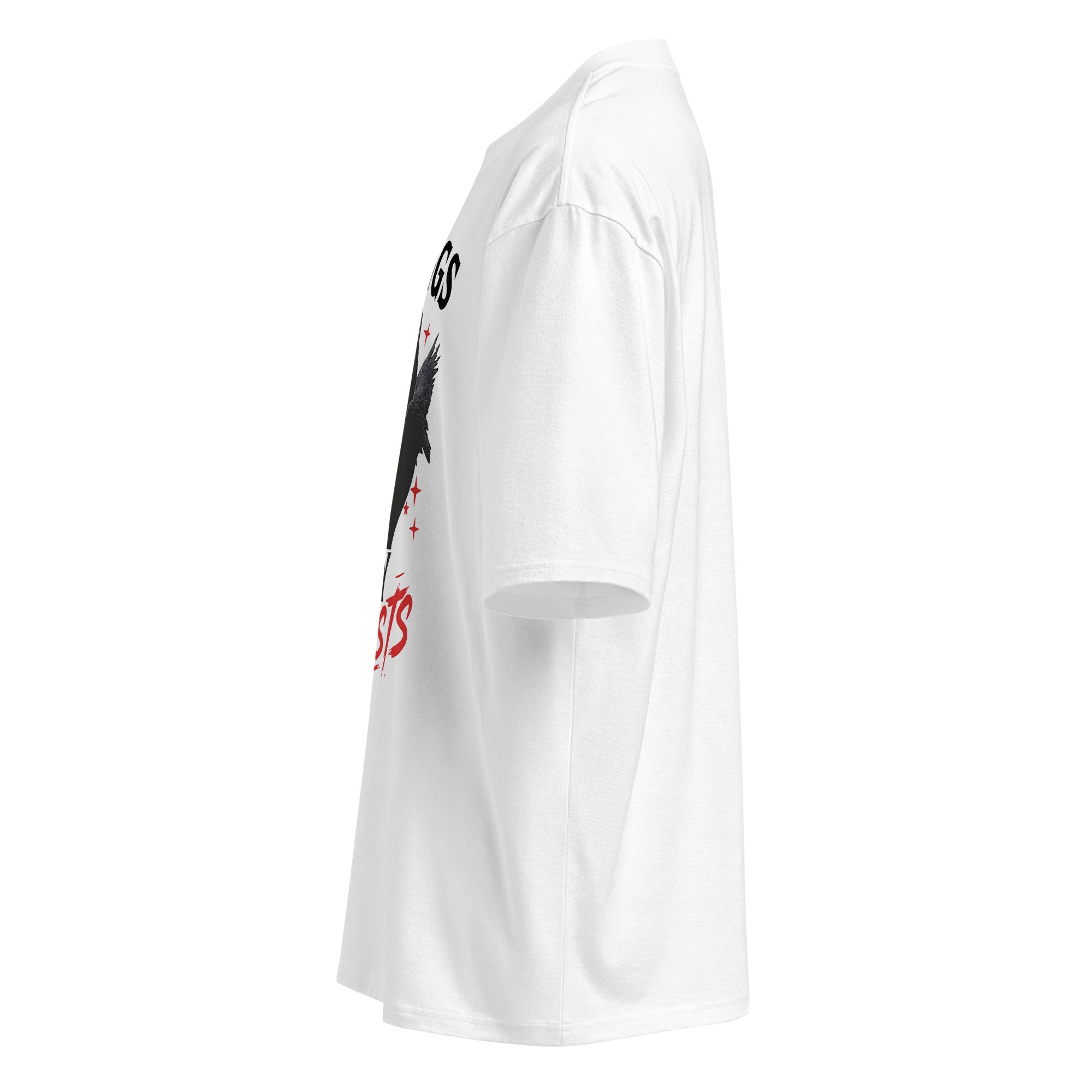 No Kings Only Ghosts White Graphic Tee