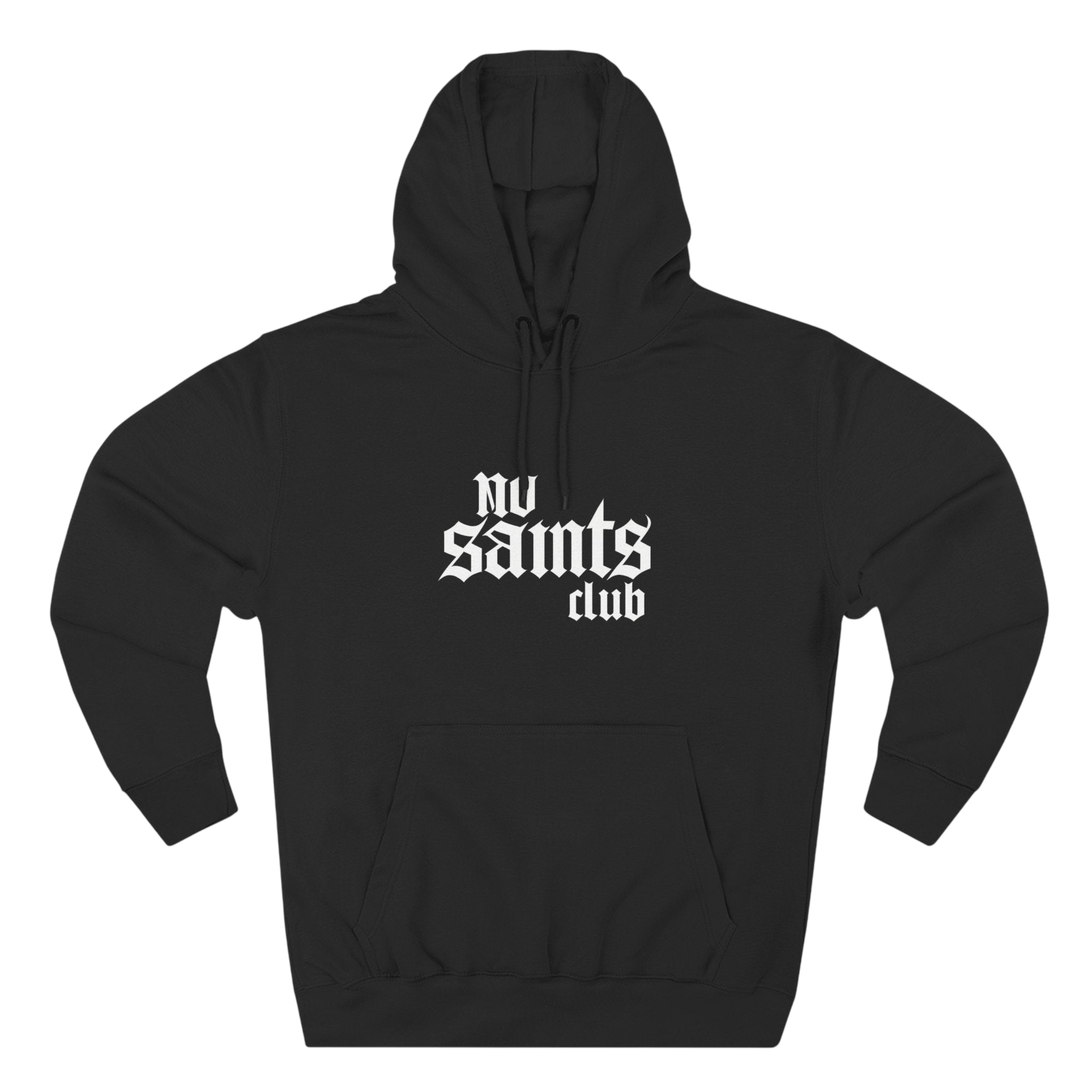 No Saints Club Fleece Hoodie - Black