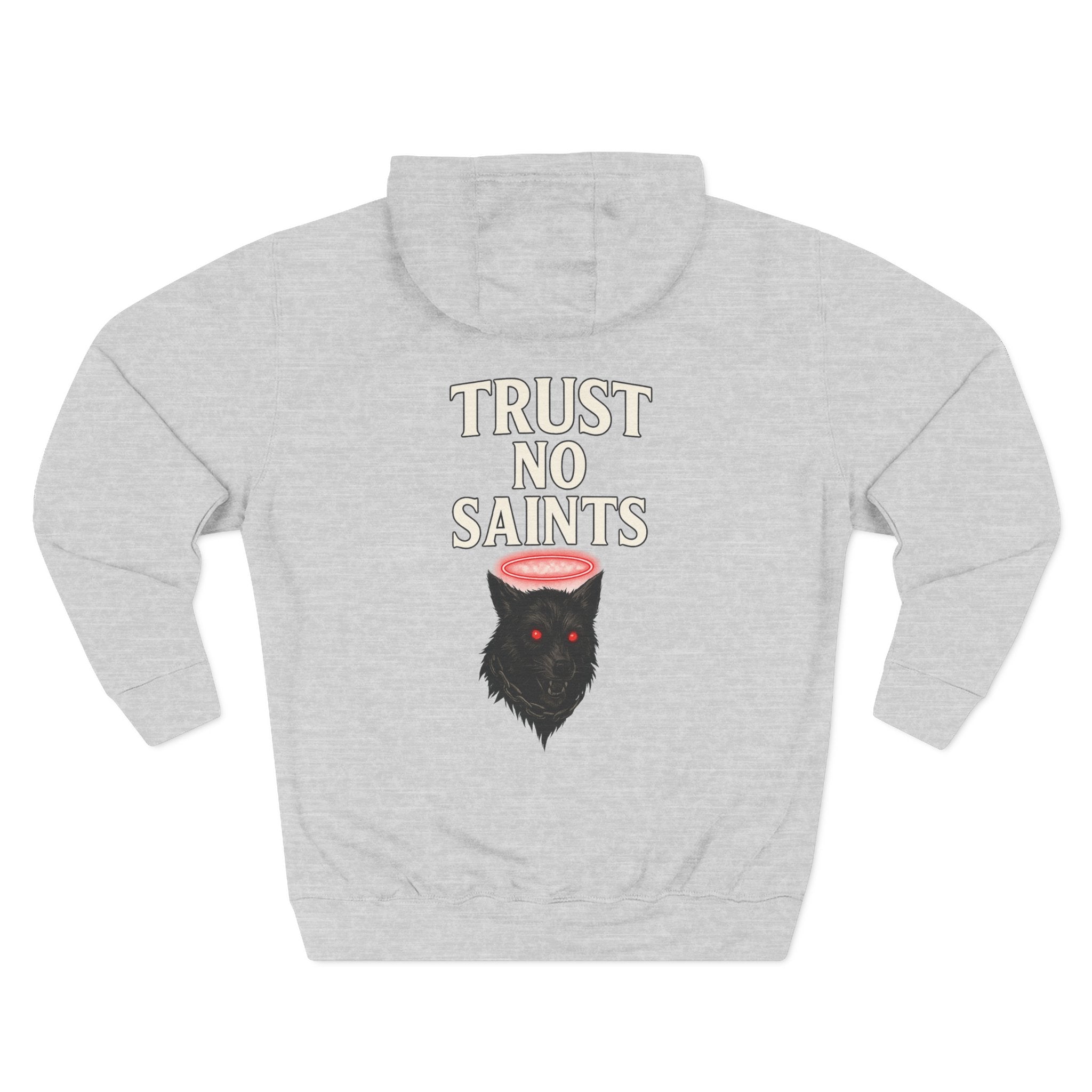 No Saints Club Fleece Hoodie - Heather Gray