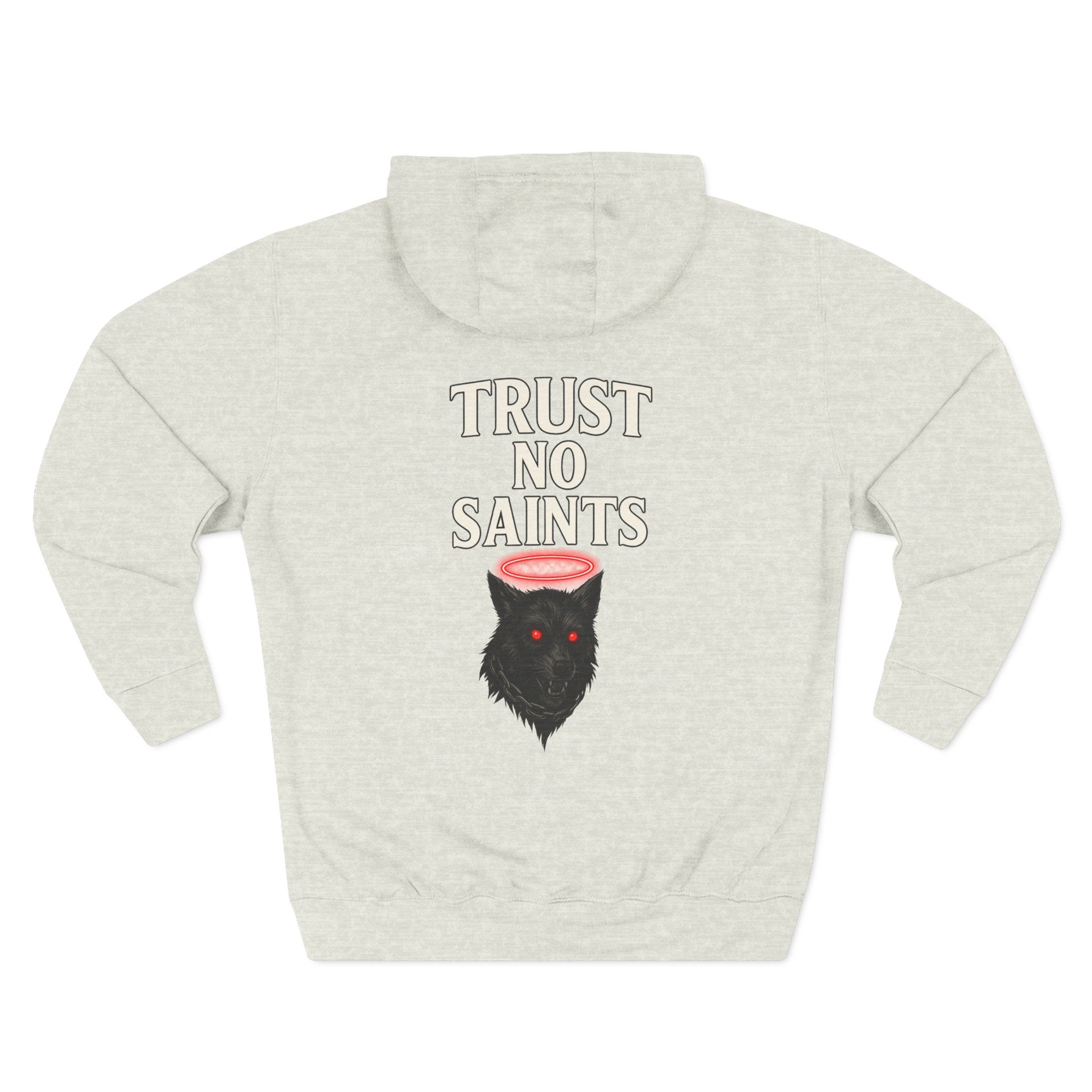 No Saints Club Fleece Hoodie - Light Heather Gray