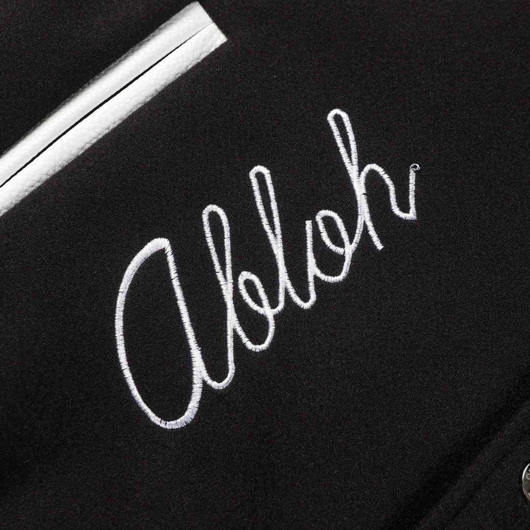 Off-White Black & White Moon Varsity Jacket