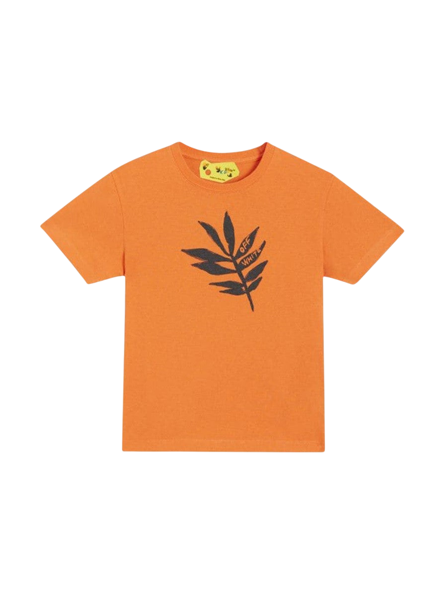 OFF-White T-SHIRT IN JERSEY DI COTONE STAMPATO