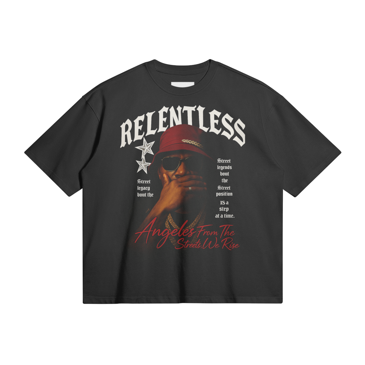 Relentless Hustle Tee - Black