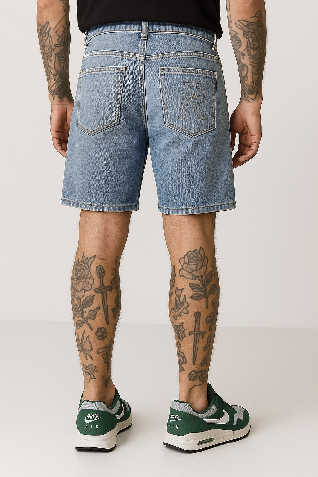 REPRESENT Tailored Stone-Washed Denim