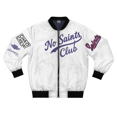 Snow White Bomber Jacket | No Saints Club - XS