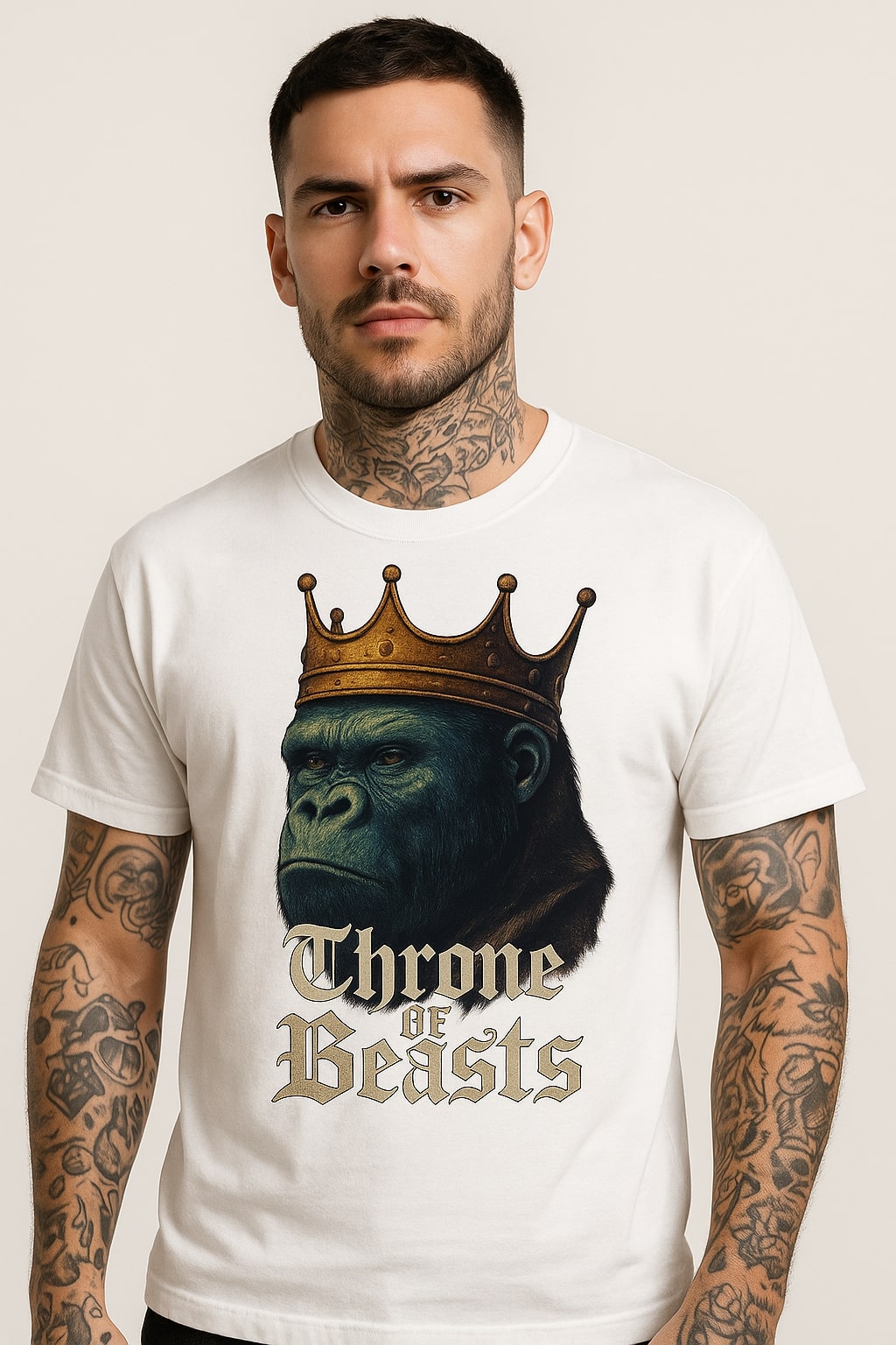 Throne of Beasts: King Kong Crown Tee
