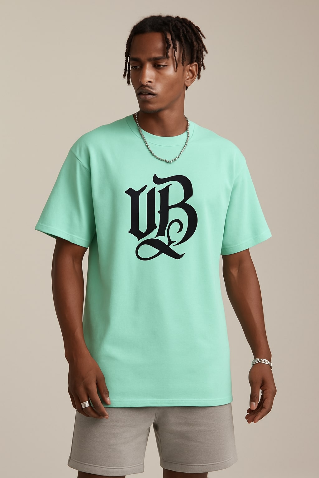 Urban Beast Bold Turqoise Streetwear T-Shirt