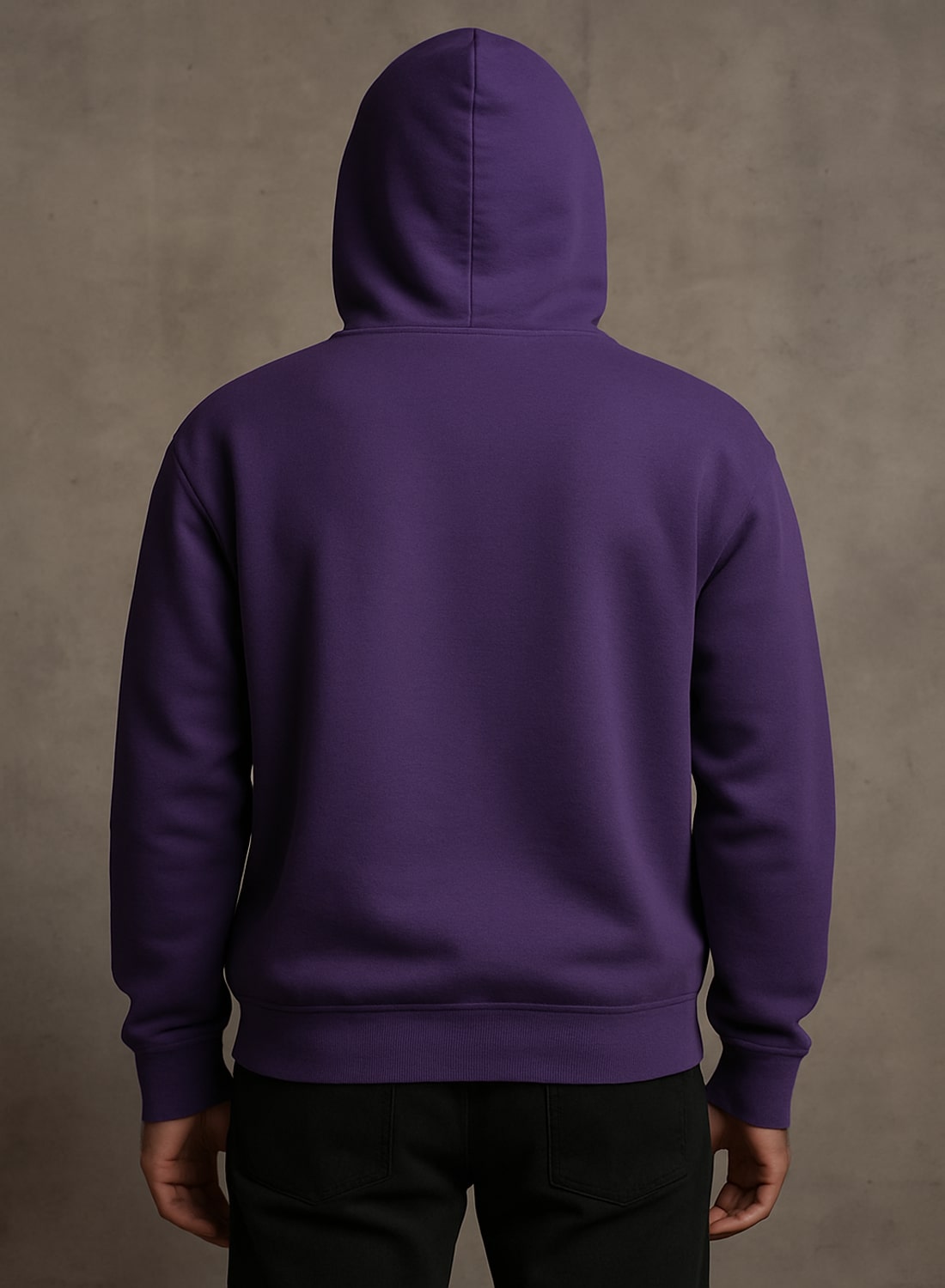 Urban Beast Core Fleece Pullover Hoodie - Purple