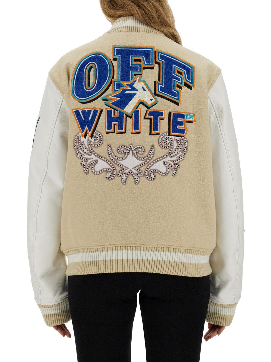 OFF-White NEW VARSITY JACKET