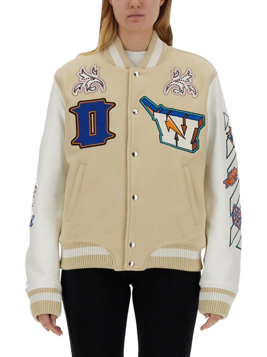 OFF-White NEW VARSITY JACKET