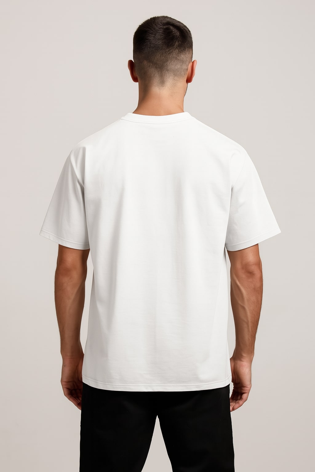 Vintage Black 'Guard Your Heart' White Tee