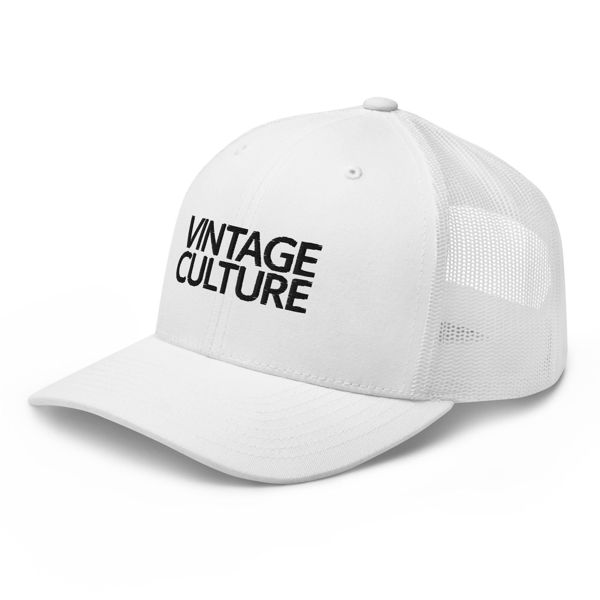 Vintage Culture White Trucker Cap