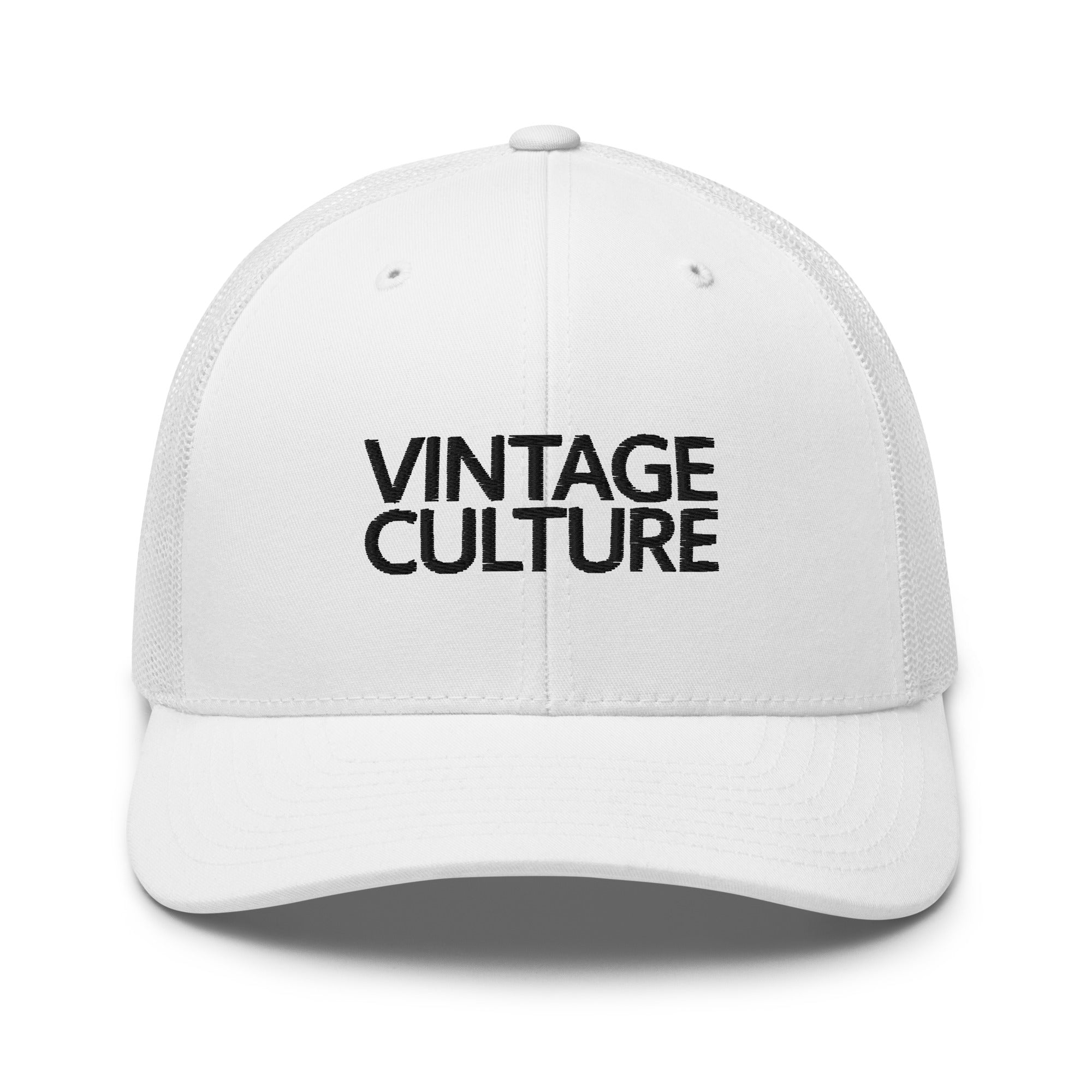 Vintage Culture White Trucker Cap