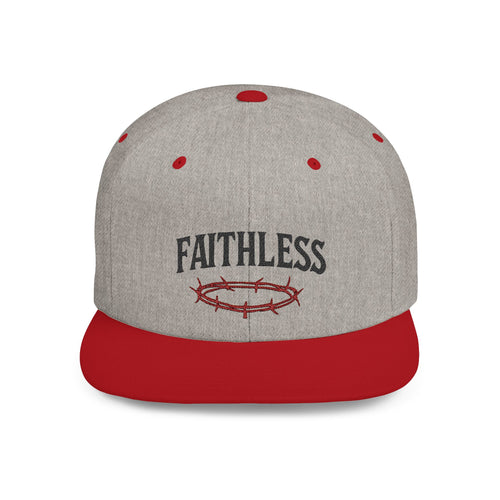 No Saints Faithless Flat Bill Snapback Hat