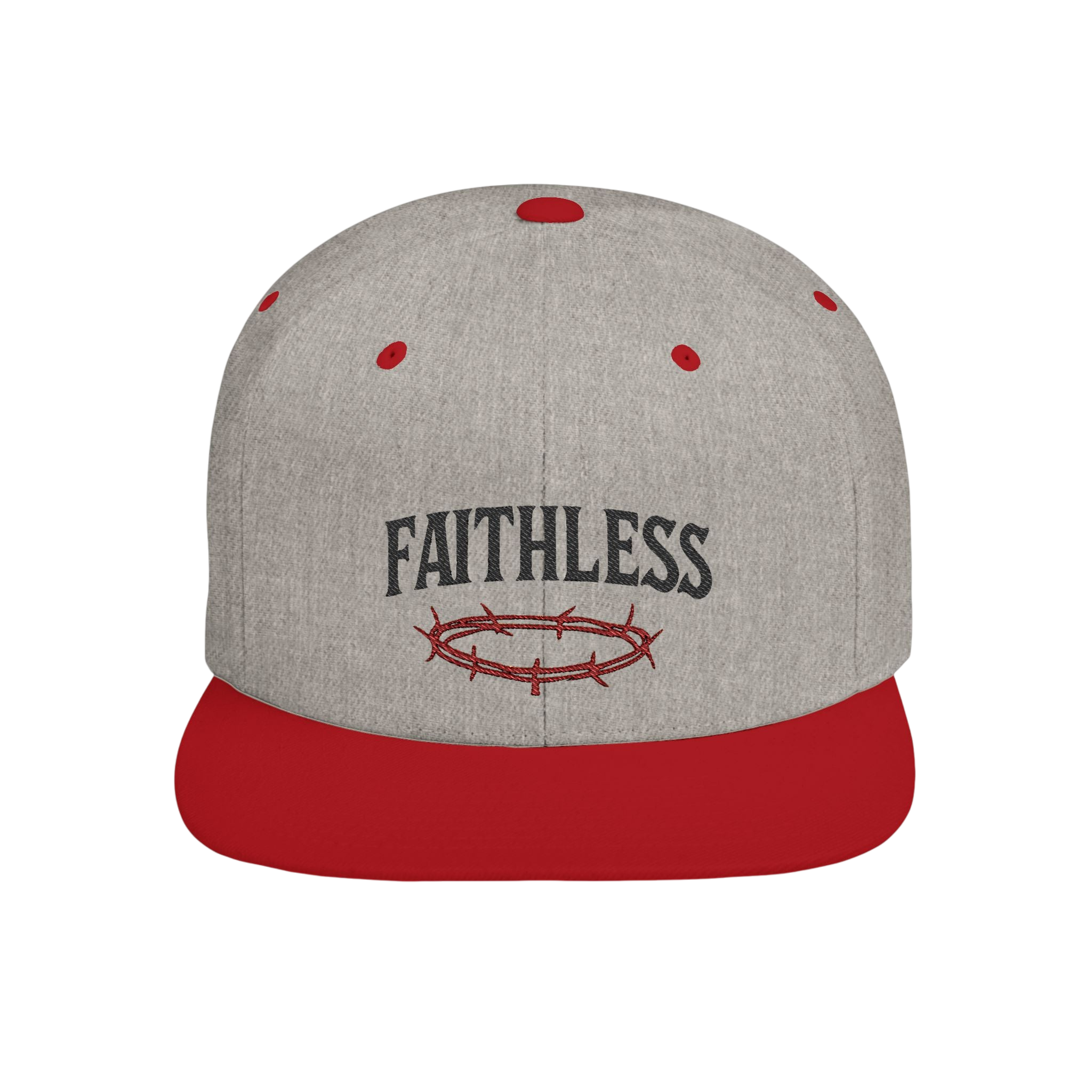 No Saints Faithless Flat Bill Snapback Hat