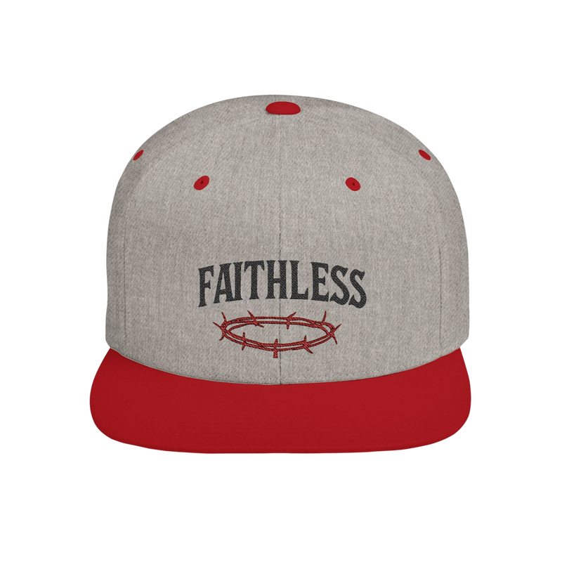 No Saints Faithless Flat Bill Snapback Hat