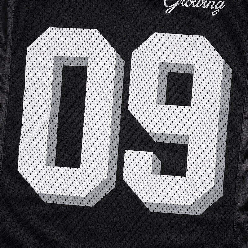 Black Mesh 09 Jersey Tee