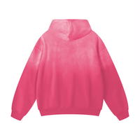 Heavyweight Sunfade Oversized Hoodie Pink