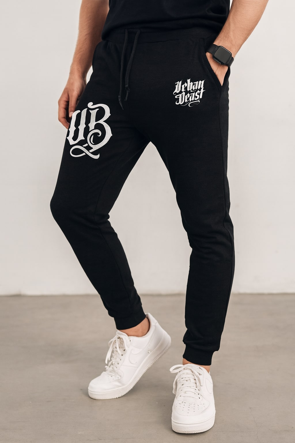 Urban Beast Lightweight Sweatpants - Black